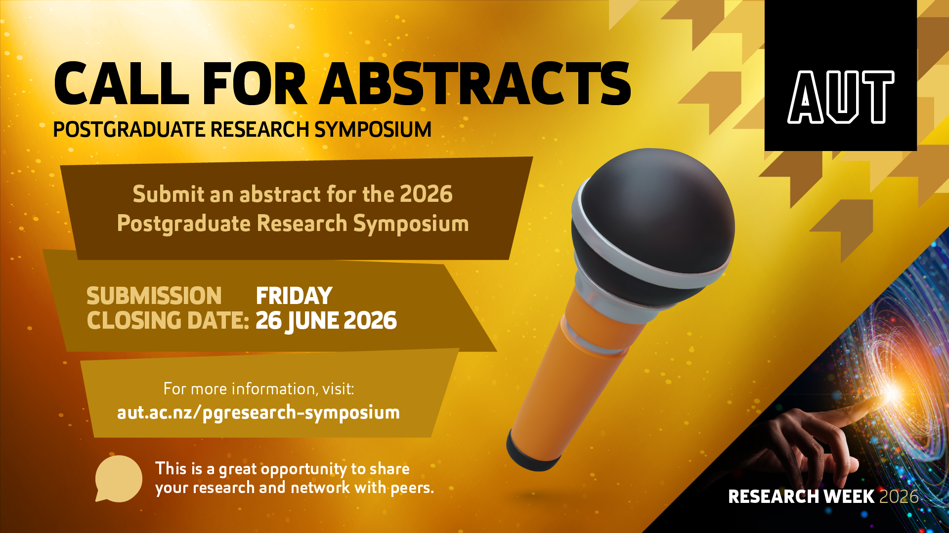 Call for Abstracts: AUT Postgraduate Research Symposium – Thesislink
